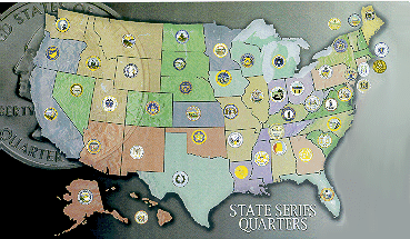 Harris State Quarter gray map