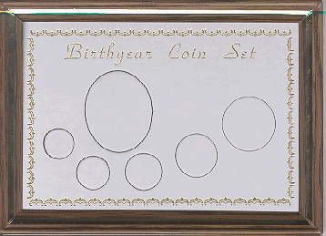 Birth Year Frame cent thru half